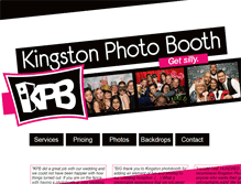 Tablet Screenshot of kingstonphotobooth.com